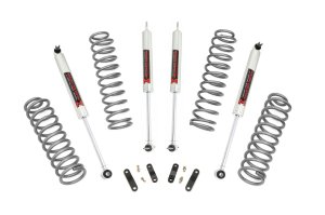 Jeep Wrangler Suspension Lift Kit - Front + Rear - Rough Country - 2.5 Inch Lift, M1 - '07-'10